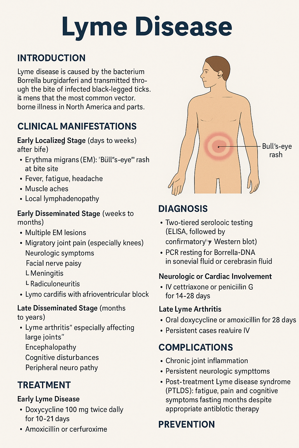 Lyme Disease: A Comprehensive Overview